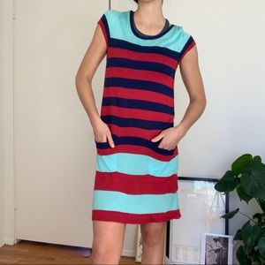 Fun striped knit dress